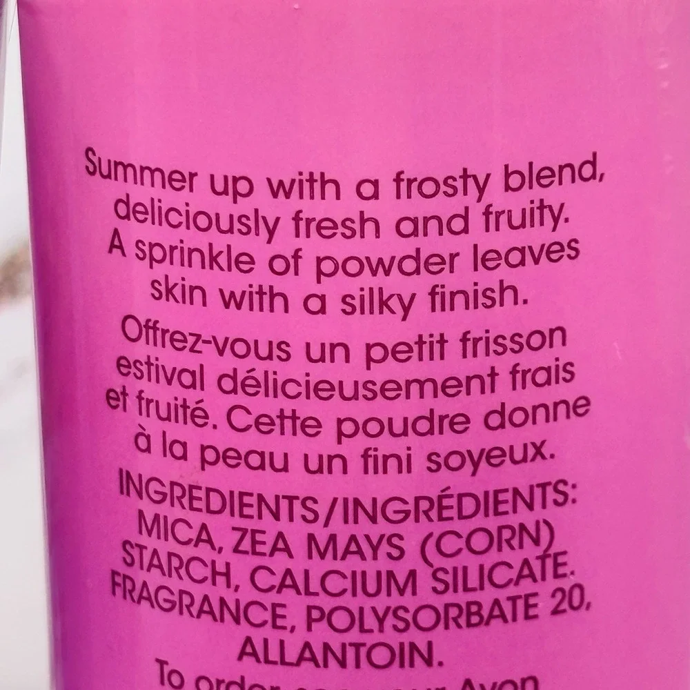 Vintage Avon Summer Smoothies Spritzer Spray & Body Powder 2 Piece Set New